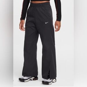 NEW - Nike Girls Charcoal Wide-Leg Pants